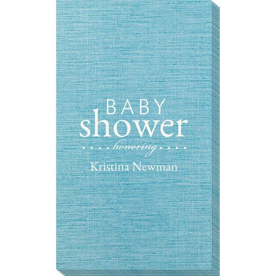 Baby Shower Honoring Bamboo Luxe Guest Towels